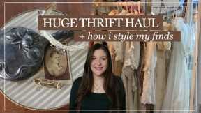 THRIFTED VS STYLED | HUGE HOME DECOR THRIFT HAUL! | Goodwill Thrifting | Vintage Decor