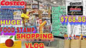 HUGE COSTCO FOOD STAMP GROCERY HAUL | SHOP WITH ME THE WHOLE STORE , SO MUCH TO EXPLORE