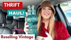 Thrift Haul! Thrift With Me! Reselling Vintage Thrifted Finds - Look What I Found!