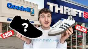 Buying The Most Expensive Sneaker At Every Thrift Store!