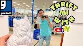 THRIFT with ME Goodwill Hit 2 Thrift STORES! Sourcing Thrifting to RESELL ON eBay PROFIT
