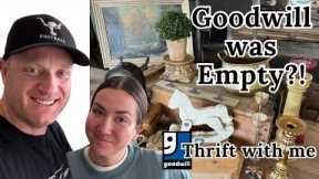 Goodwill Was Empty? Thrifting For Cottage Decor - Did We Strike Out? Thrift With Me