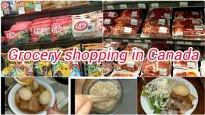 Grocery shopping🛒 in Canada🇨🇦: Superstore, T & T | Cooking: Sauerkraut, stew pork with coconut juice