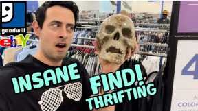 THRIFT with ME  Goodwill ~ CRAZY FIND! Sourcing Thrifting to RESELL ON eBay PROFIT