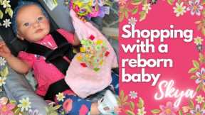Big Shopping Trip For Reborn Baby Skya & Reborn Haul! Shopping At Walmart, Target & Ross Stores!