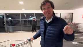 Tucker Carlson FANGIRLS Over Russian Grocery Store
