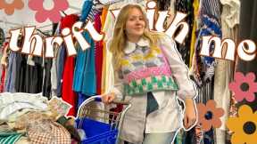 THRIFT WITH ME | my favorite secondhand store + trying on 50 colorful vintage finds | WELL-LOVED