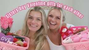 Sisters Buy Valentine Gifts For Each Other - Shopping Challenge