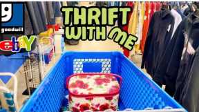 THRIFT with ME Goodwill ~ FRESH CARTS EVERYWHERE!  Sourcing Thrifting to RESELL ON eBay PROFIT