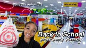 Back to School Supplies Shopping + Haul 2022 *college edition* | LexiVee