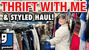 Did I just get lucky THRIFTING GOODWILL?! THRIFT SHOPPING HOME DECOR AND THRIFT HAUL