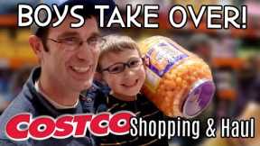 COSTCO!! Boys Take On the Shopping (AGAIN) | Grocery Shop & Haul