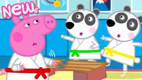 Peppa Pig Tales 🥋 Karate Class With The Panda Twins! 🐼 BRAND NEW Peppa Pig Episodes