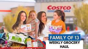 11 Kids: Big Family Costco Grocery Shopping: $700+Weekly Haul