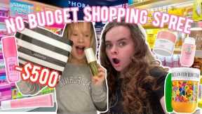 NO BUDGET SHOPPING SPREE WITH MY LITTLE SISTER! (Sephora, Lululemon, and MORE!) 🛍️