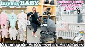 *ITS BABY TIME* Buy Buy Baby Shopping Spree 🍼👶🏼 | Nursery Decor Ideas + First Time Mom MUST Haves!