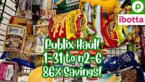 Publix Haul! 86% Savings! Best Deals For The Week Of 1/31-2/6! 2-1