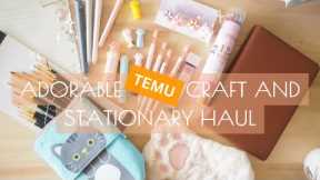 Cute, Crafty and on a Budget. TEMU haul for March 2024!