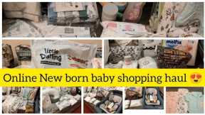 Online *Huge* Baby👶 Shopping Haul 2024 new born baby shopping haul in deferent websites||@Hinasdot