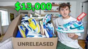 Unboxing A $13,000 UNRELEASED Sneaker Mystery Box