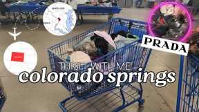 Shop with Me at the Goodwill Bins! Thrift With Me Across the COUNTRY in Colorado Spring! #thrifting