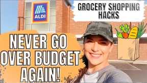 THE BEST GROCERY SHOPPING HACKS TO SAVE MONEY | MEAL PLANNING ON A BUDGET FOR 5 | ALDI HAUL 2021