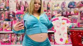 8 months pregnant shopping for my newborn and toddler at Target!