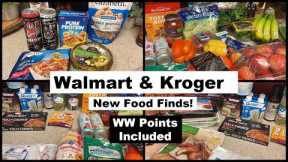 **NEW GROCERY HAUL** Walmart & Kroger + NEW FOOD FINDS 🛒 WW Points Included 🔥