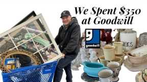 We Spent Over $350 At Goodwill On Cottage Decor - Thrift With Me For Profit - Reselling