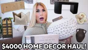 $4000+ NEW HOME DECOR HAUL w/ Decorating Ideas!! | Target, HomeGoods, + TJ Maxx + MORE Home Decor!