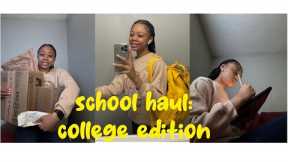 UNBOXING school supplies haul : college edition | kate iona