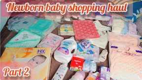 My Baby shopping part 2🛍️|| Newborn baby shopping haul🛍️😍|| 🛒 || Don't forget to say mashallah 🤗 .