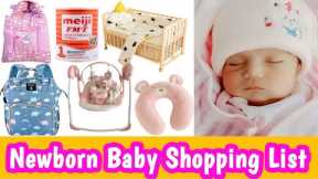 New born baby shopping list || Things to buy for newborn baby || new born essentials list to buy