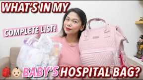 WHAT'S IN MY BABY'S HOSPITAL BAG? EVERYTHING YOU WILL NEED! | Candy Inoue ♥️