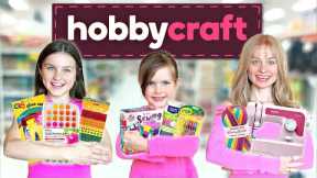 NO BUDGET SHOPPING at HOBBYCRAFT! *art, craft, crochet & more* | Family Fizz
