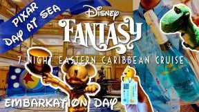 Disney Fantasy Embarkation Day | Eastern Caribbean Cruise | Silent Vlog
