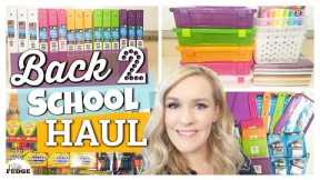MASSIVE Back to School supplies HAUL 2017 | Dollar Tree, Walmart, Target & Costco | The Family Fudge