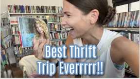 Best Thrift Trip EVER!! Thrift Shopping With Me For Mother's Day! Whole Store Lots of Goodies!