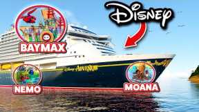 Disney Unveils Worlds FIRST Floating Theme Park (Disney Adventure Cruise Ship Breakdown)