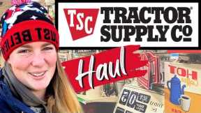 SHOP WITH ME!  Tractor Supply Haul!  Christmas Shopping For A Homesteader!