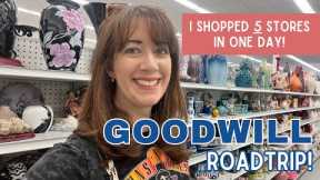 I Shopped 5 Goodwill Stores! | Thrift with Me | Vintage Haul