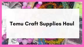Temu Craft Supplies Haul -Lots of Beads #temuhaul