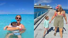 Our Day At Disney Cruise's NEWEST Destination Lookout Cay! | So Many Flies & The Bluest Water Ever!