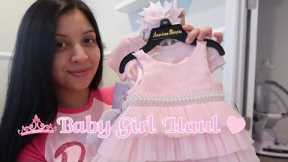 My First Baby Girl Haul | 18 weeks Pregnant
