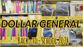 DOLLAR GENERAL BACK TO SCHOOL SUPPLIES 2024 HOME DECOR SHOP WITH ME