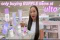 only buying PURPLE items at ulta *no