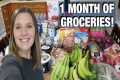 GROCERY HAUL FOR A MONTH! | WHAT WE