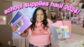 back to school supplies shopping haul 2024 !!