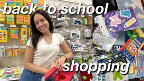 back to school supplies shopping + haul | target 2024 | SENIOR YEAR