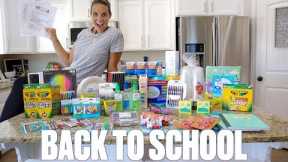 BACK TO SCHOOL SHOPPING HAUL | INSANE BACK TO SCHOOL SUPPLY LISTS | BUYING SCHOOL SUPPLIES